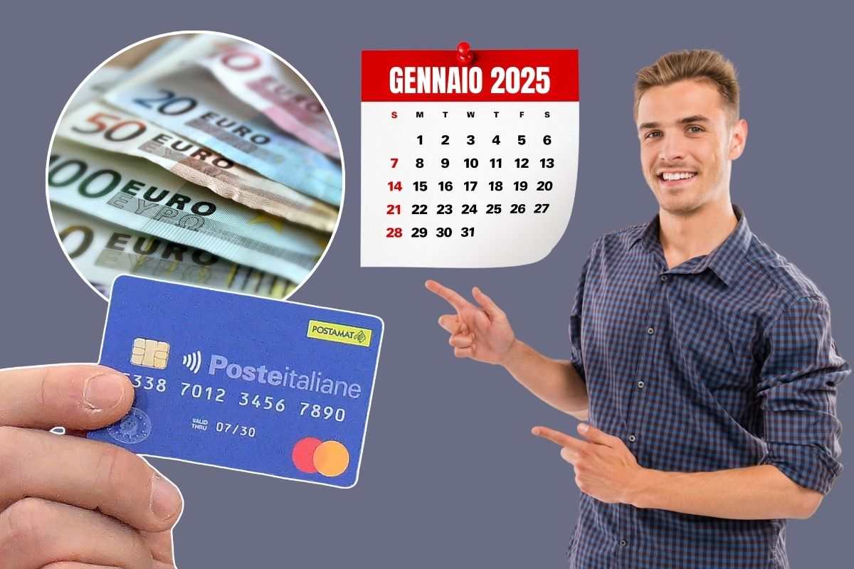 Soldi su carta ADI a gennaio 2025 uomo felice